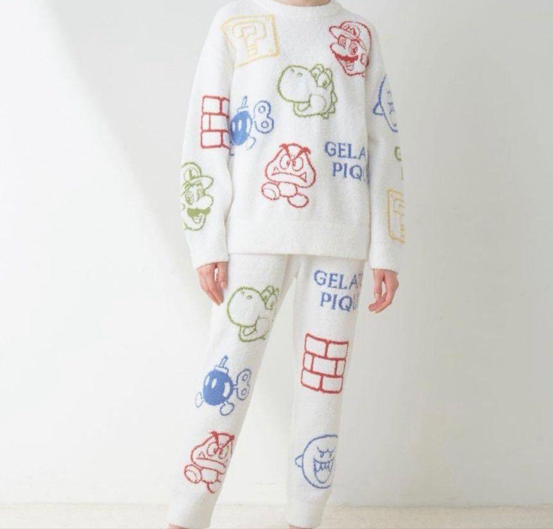 ジェラピケ　スーパーマリオ　パジャマ