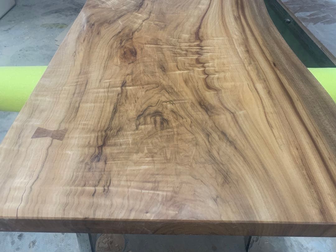 ✳️鹿児島県産楠一枚板天板、カウンター材加工済♦︎レジン、チギリ、ESHA塗装