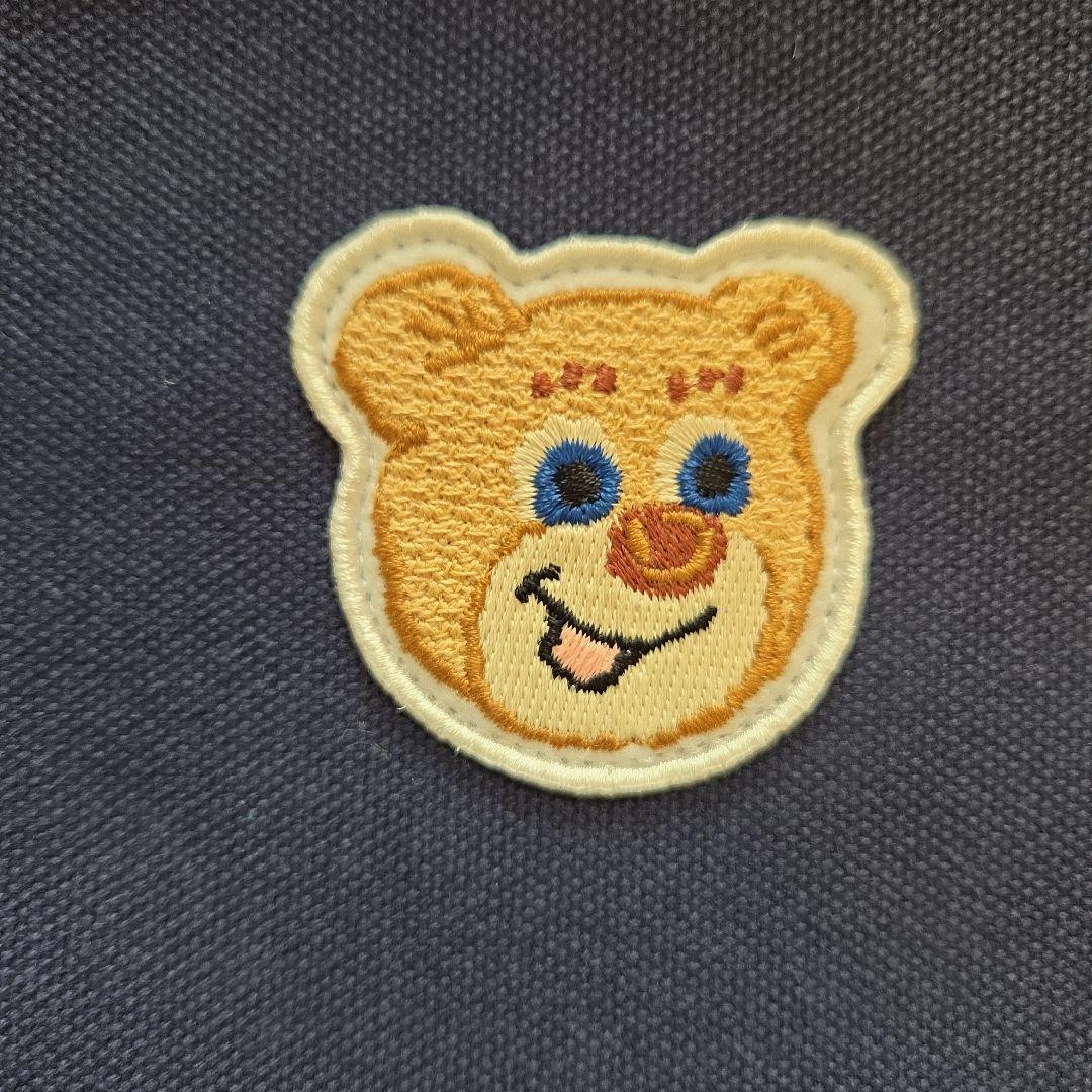 ラブラリー フェイラー オールドテディ ワッペン トートバッグ L ネイビー