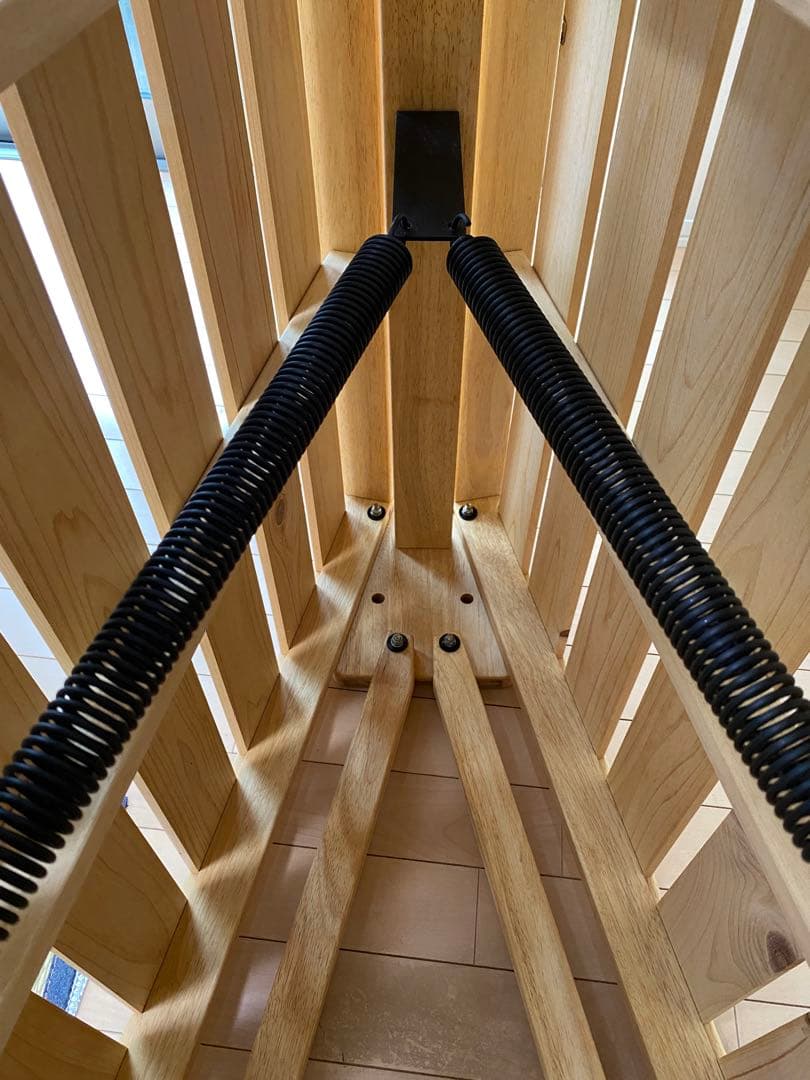 中居木工　国産ひのき　日本製　折り畳み　すのこベッド