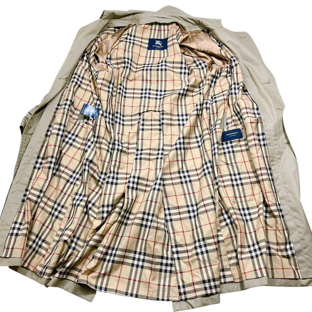 【専用品バーバリーロンドン　ダブル　ロングトレンチコート　XL相当　英国製　ノバ