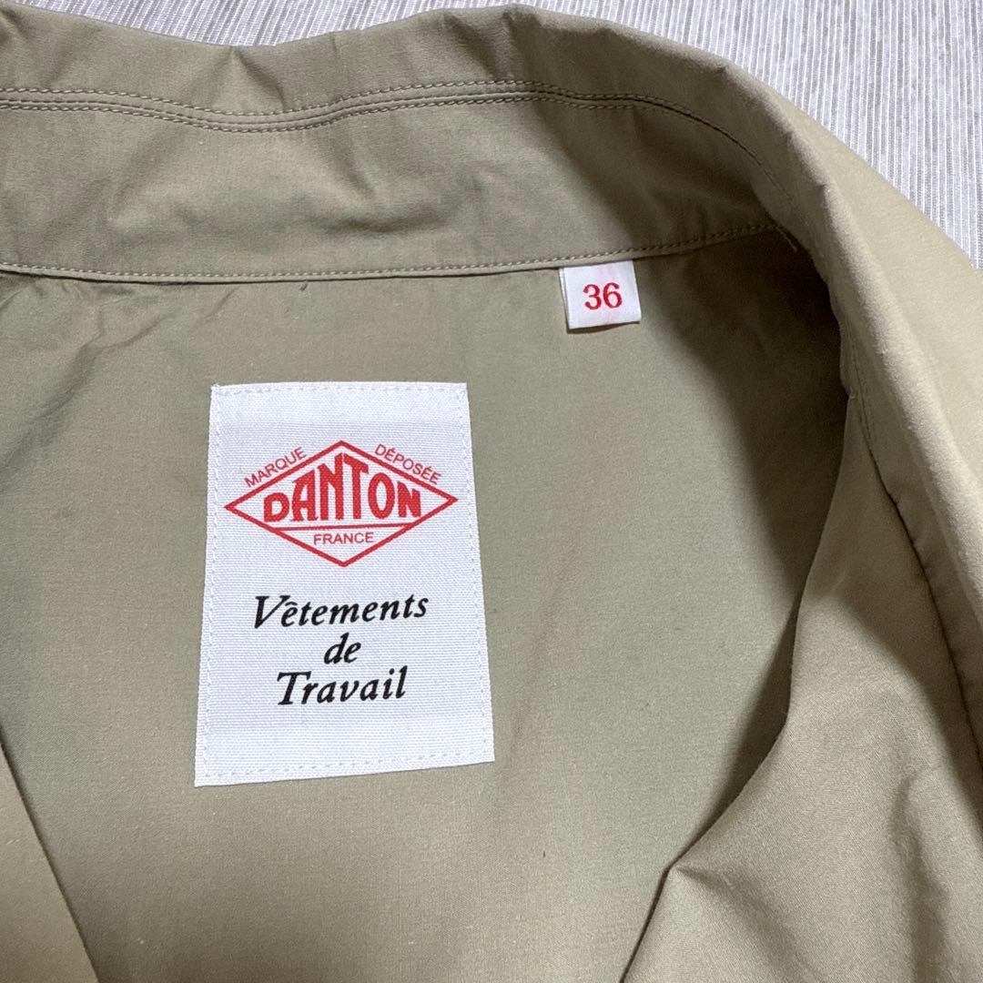 DANTON 半袖シャツ カーキ 36 最終値下げ