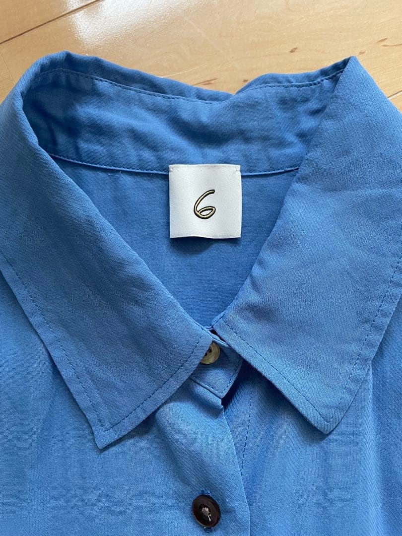 yu2025春夏6（ROKU）スケ ショートスリーブ シャツ