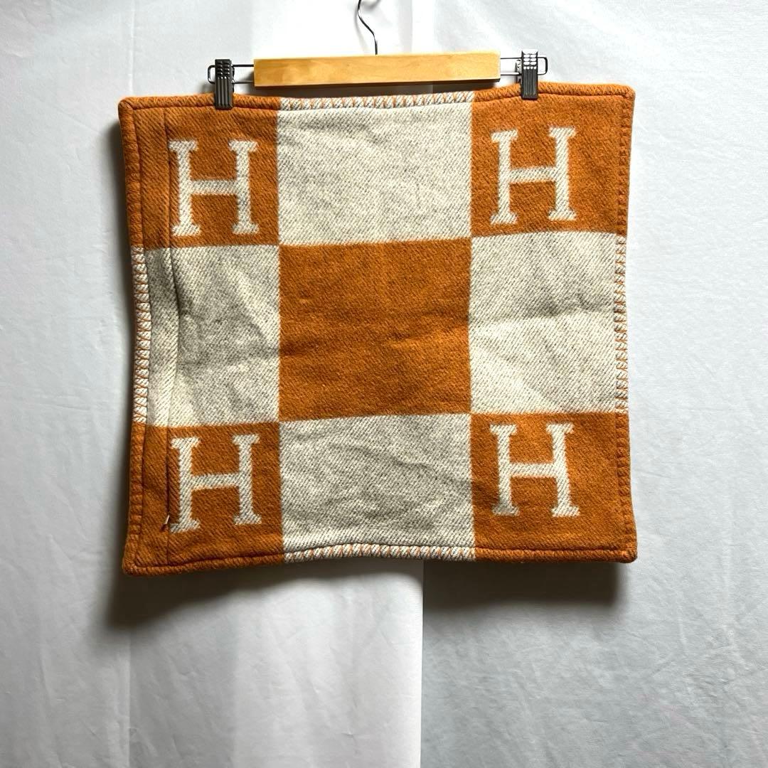 HERMES エルメス　アヴァロン　PM クッション　カシミヤ混　②