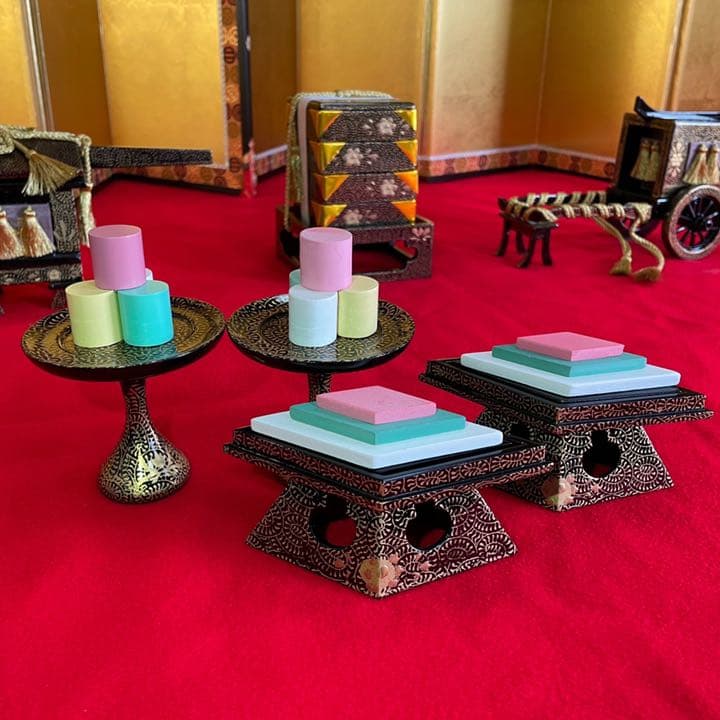 【新品未使用】ひな人形 単品 部品売り 前飾道具 六品道具 ひな道具