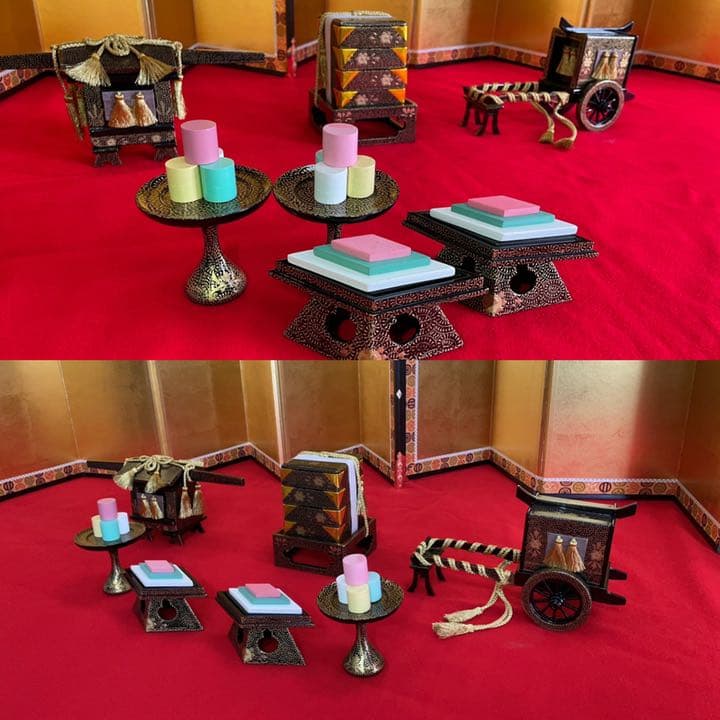 【新品未使用】ひな人形 単品 部品売り 前飾道具 六品道具 ひな道具