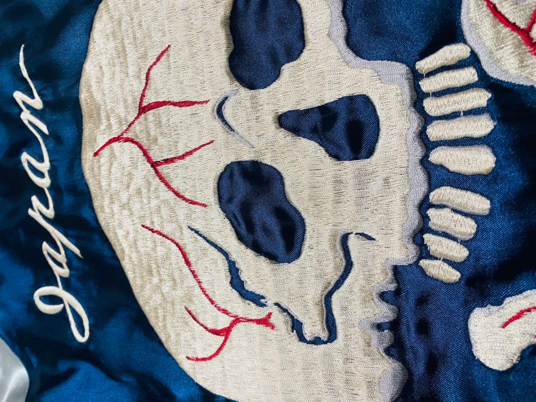 美品 テーラー東洋 ２面用 スカル 龍 スカジャン unisex vintage