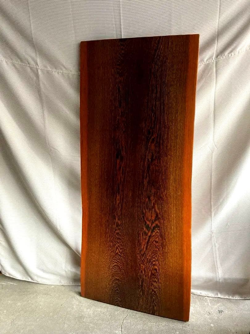 無垢　一枚板　カウンター　ブビンガ?