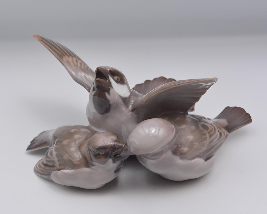 ３羽のツバメ　＃1670　★B＆G（ロイヤルコペンハーゲン）　ヴィンテージ