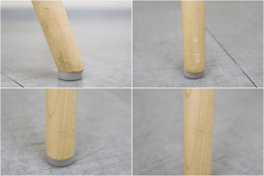 極美 ハーマンミラー イームズ プラスチック シェル アーム チェア DAW 白