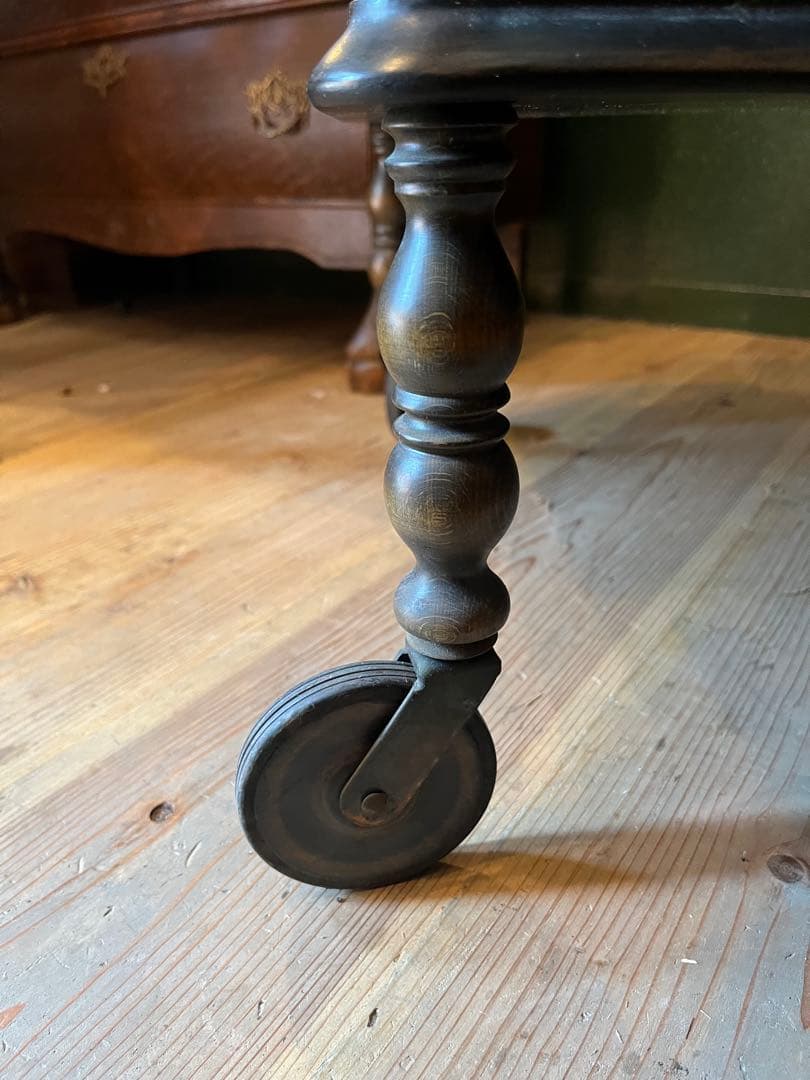 希少 ナジコ キッチンワゴン 棚 ガラス天板インテリア アンティーク 昭和レトロ