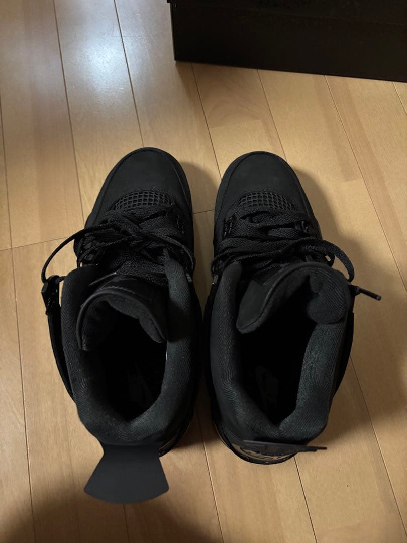 靴 Nike Air Jordan 4 Retro OG \"Black Cat\"