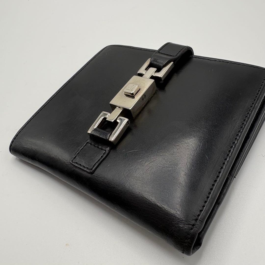 GUCCI グッチ　ジャッキーラインの二つ折り財布　スモールウォレット