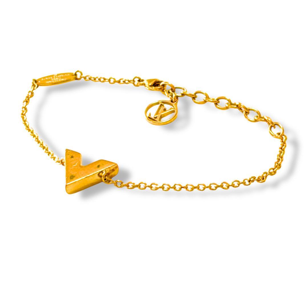 【美品】LOUIS VUITTON エッセンシャルV ブレスレット LV