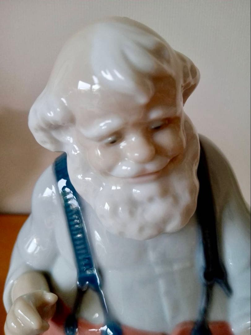 リヤドロ　クリスマス　サンタクロース　テディーベア　フィギュリン　陶器　人形