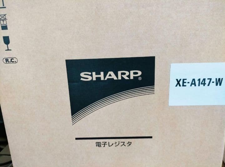 シャープレジスター　XE-A147　PC連携売上管理フル設定無料　153333