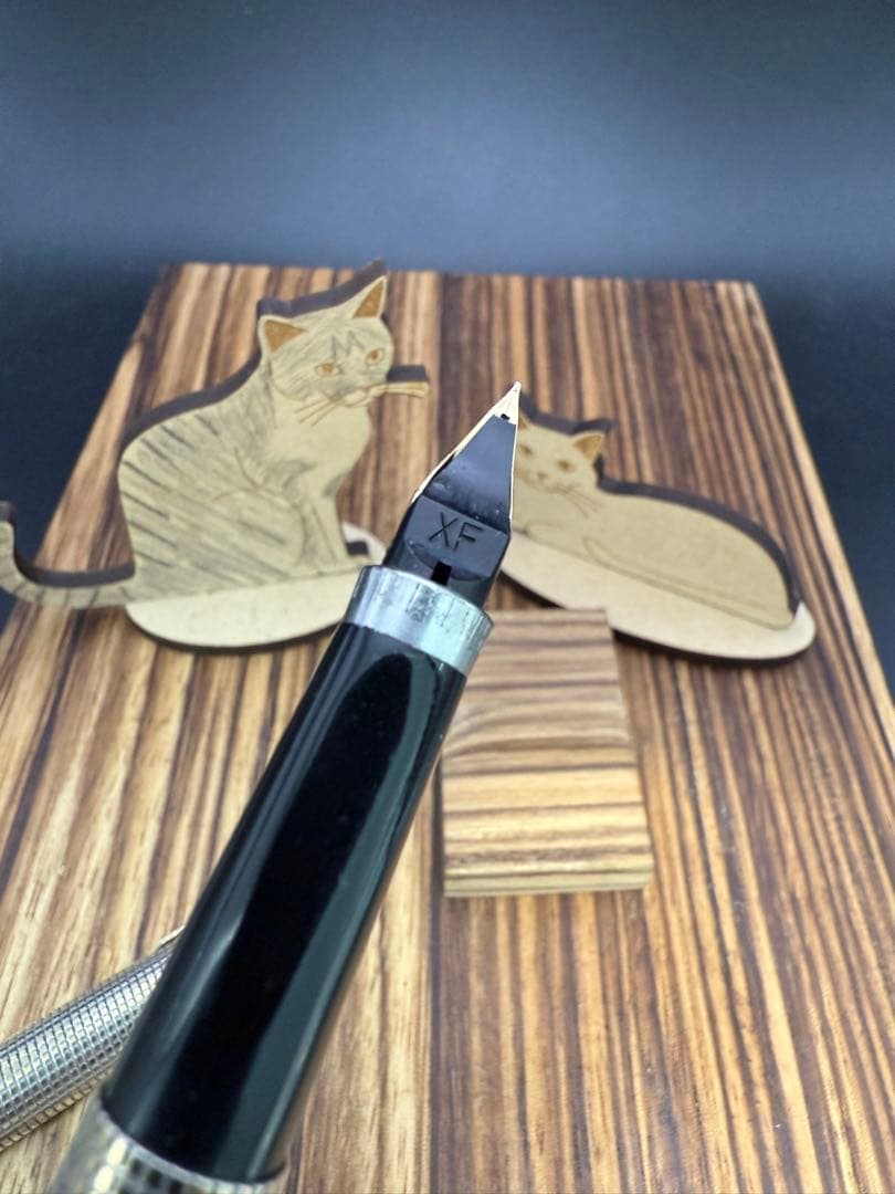 PARKER 万年筆 75 シズレ バーメイル XF