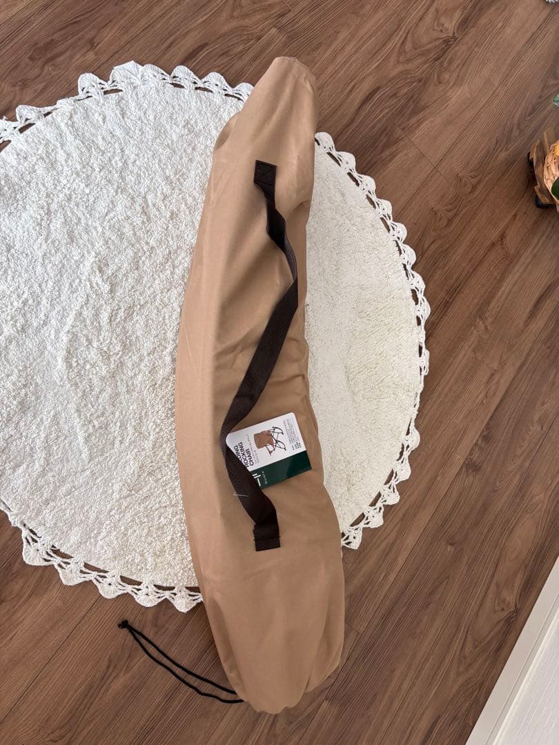 値下げ中！美品！Qualz OMC-268 折り畳みロッキングチェア ベージュ