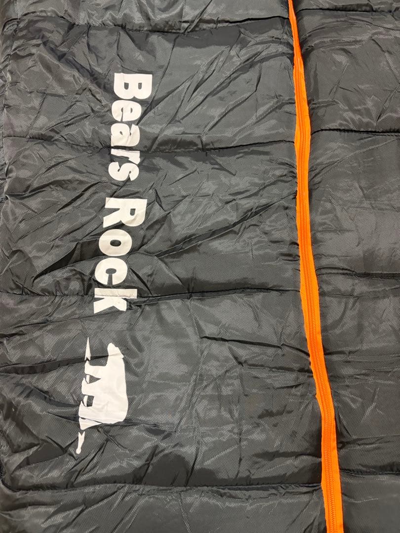 Bears Rock FX-453G 寝袋 黒/オレンジ