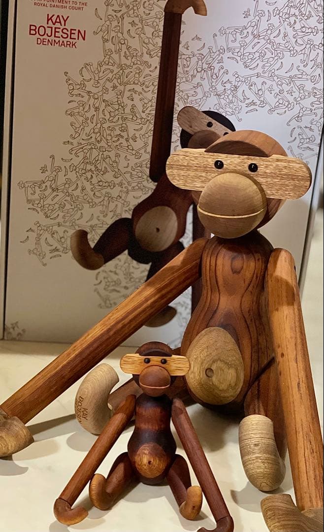 kay bojesen 特大　受注　2体　カイ・ボイスン　ヴィンテージ モンキー