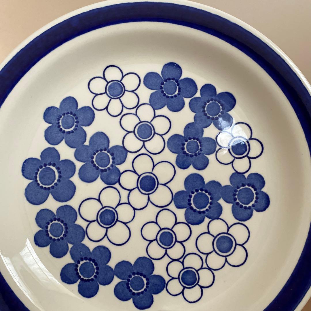 ①ロールストランド 希少　アネモン プレート 24cm 2枚セット