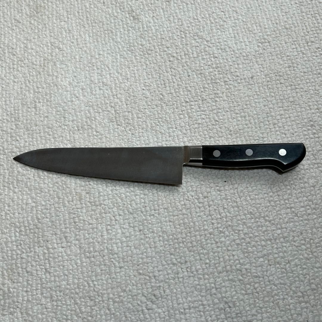 新品未使用品　神田作　ツバ付き牛刀　ステンレスモリブデン鋼　180㎜　手砥本刃付