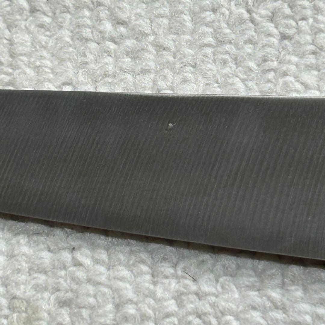 新品未使用品　神田作　ツバ付き牛刀　ステンレスモリブデン鋼　180㎜　手砥本刃付