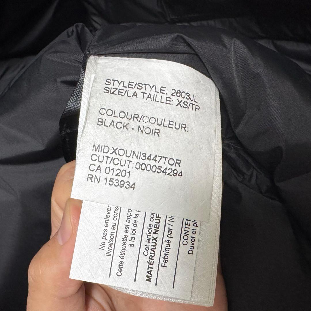 【美品】カナダグース　ダウン　レディース　XS