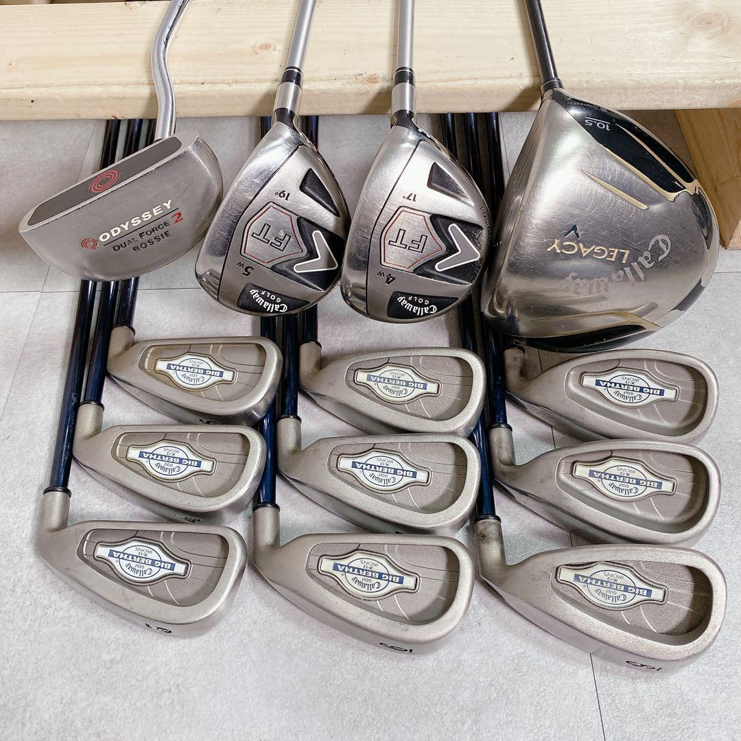 X571 キャロウェイ 他 メンズ ゴルフ クラブセット 14点 クラブ13本