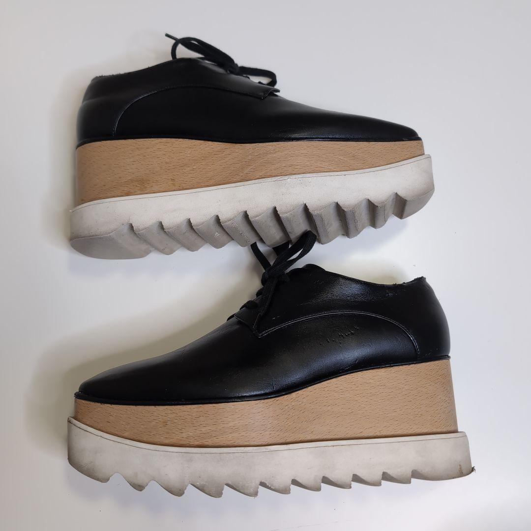 名品✨ステラマッカートニー エリス シューズ ブラック 36 1/2 厚底