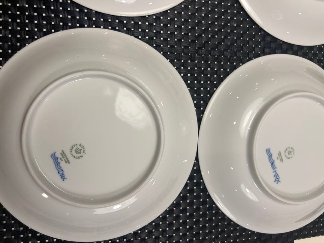 ロイヤルコペンハーゲン ブルーパルメッテ プレート 20cm 6枚セット 美品