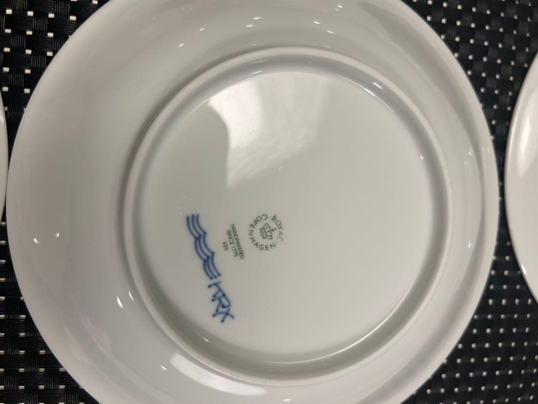 ロイヤルコペンハーゲン ブルーパルメッテ プレート 20cm 6枚セット 美品