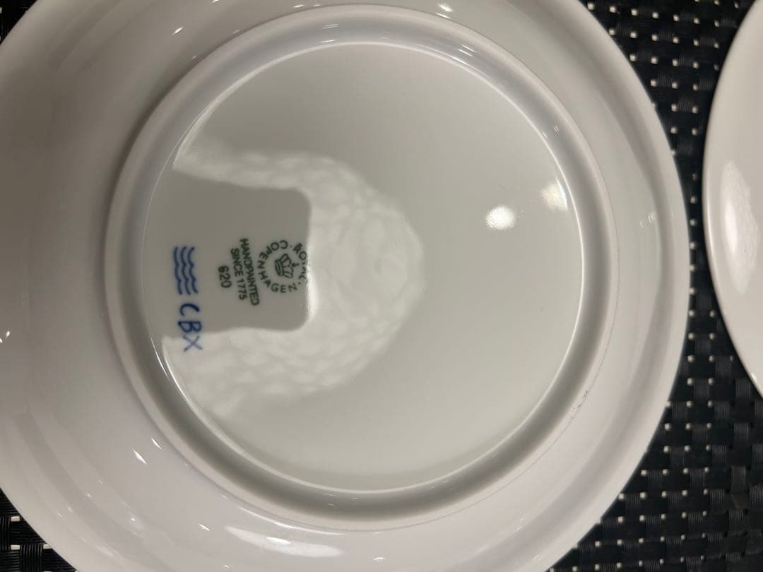 ロイヤルコペンハーゲン ブルーパルメッテ プレート 20cm 6枚セット 美品