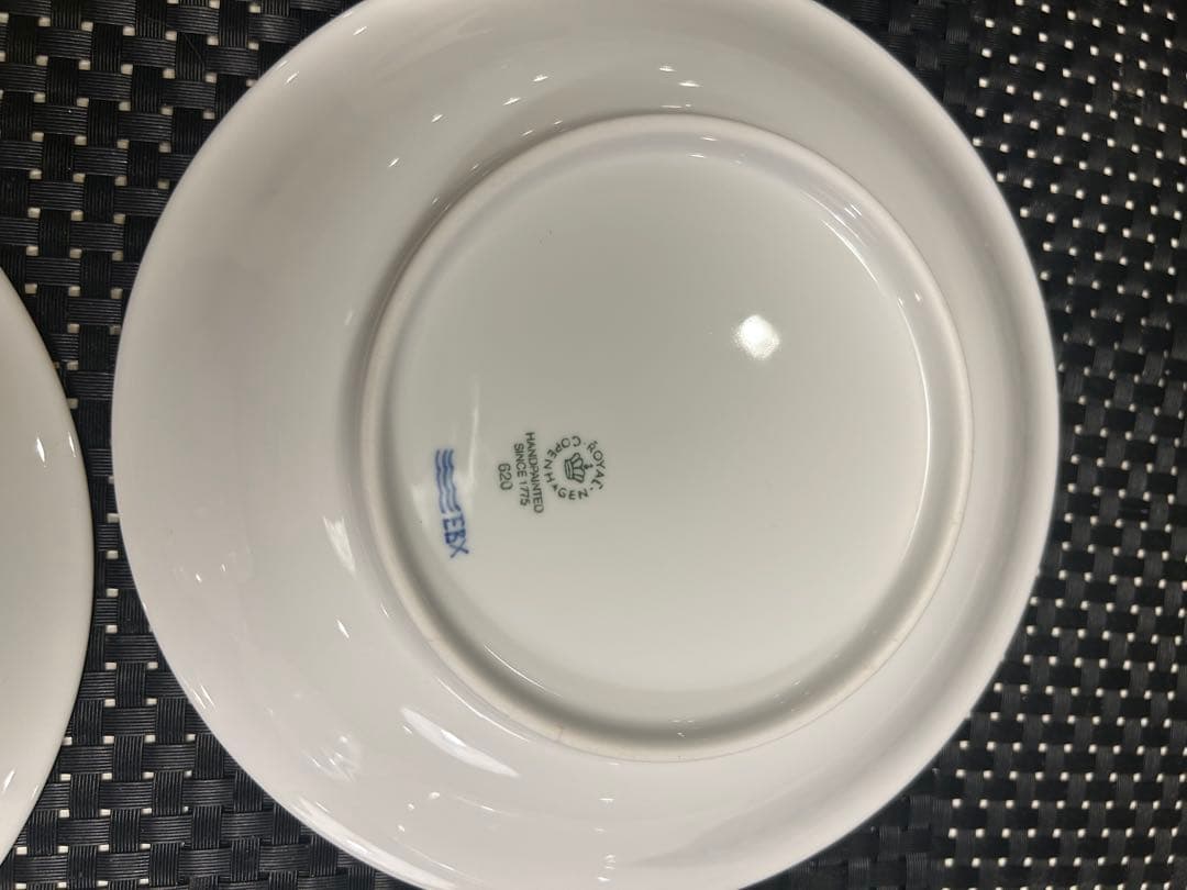 ロイヤルコペンハーゲン ブルーパルメッテ プレート 20cm 6枚セット 美品