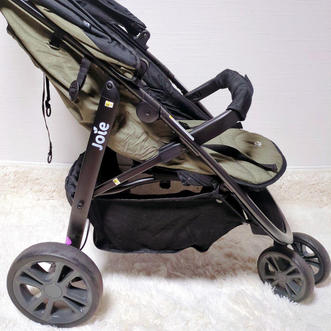 【美品】Joie ベビーカー LiteTrax(ライトトラックス) オリーブ