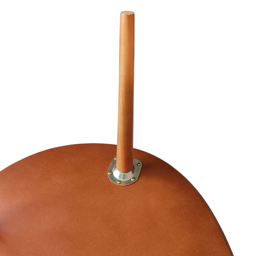 ローテーブル　リーフ　葉型　木製　センターテーブル