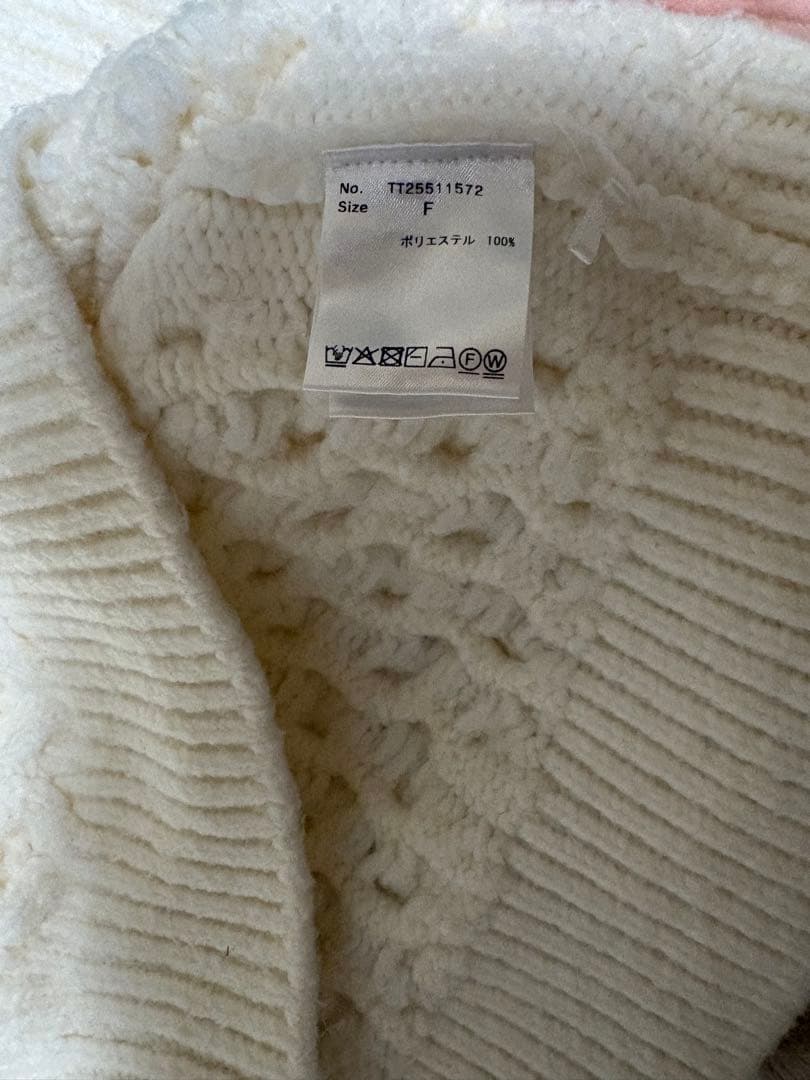 THE TOE Schilder Zip Knit ケーブルジップニット