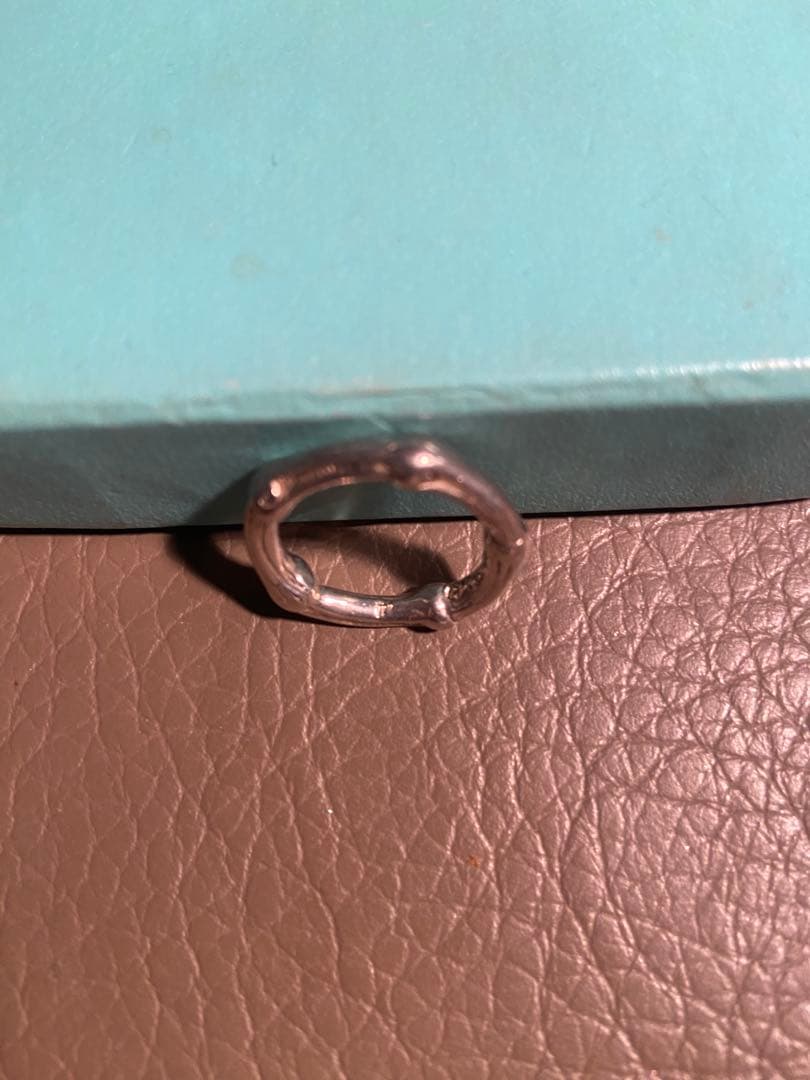 Tiffany 希少　バンブー　リング　10号　　状態悪