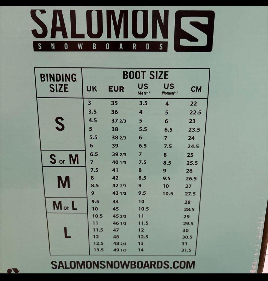 SALOMON　RHYTHM　ビンディング　Mサイズ