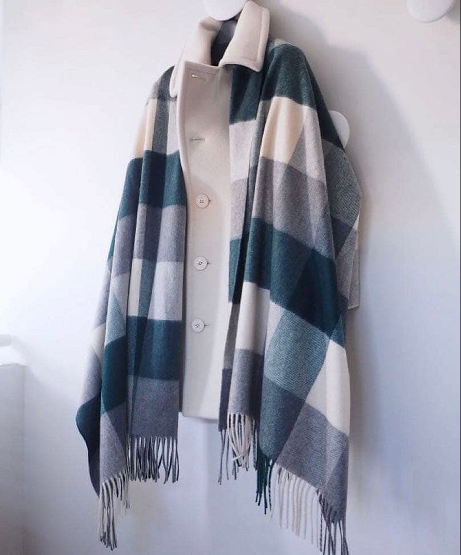 日本別注 ジョンストンズ・カ シミヤ大判ストールカシミヤ100% 清原亜希さん