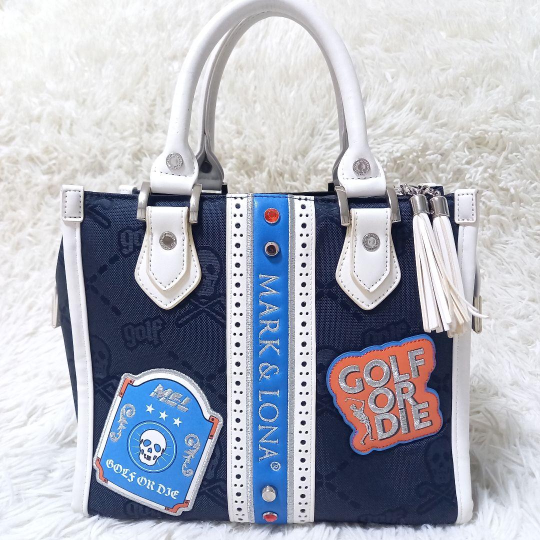 ●希少●　マークアンドロナ　GOLF　カートバッグ　タッセル　スカル　2023年