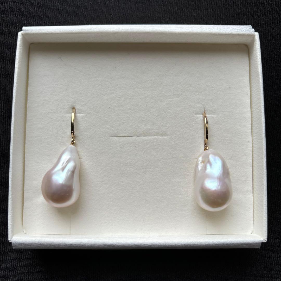 〈即日発送可〉〈美品〉ripsalis Sランク バロックパール ピアス