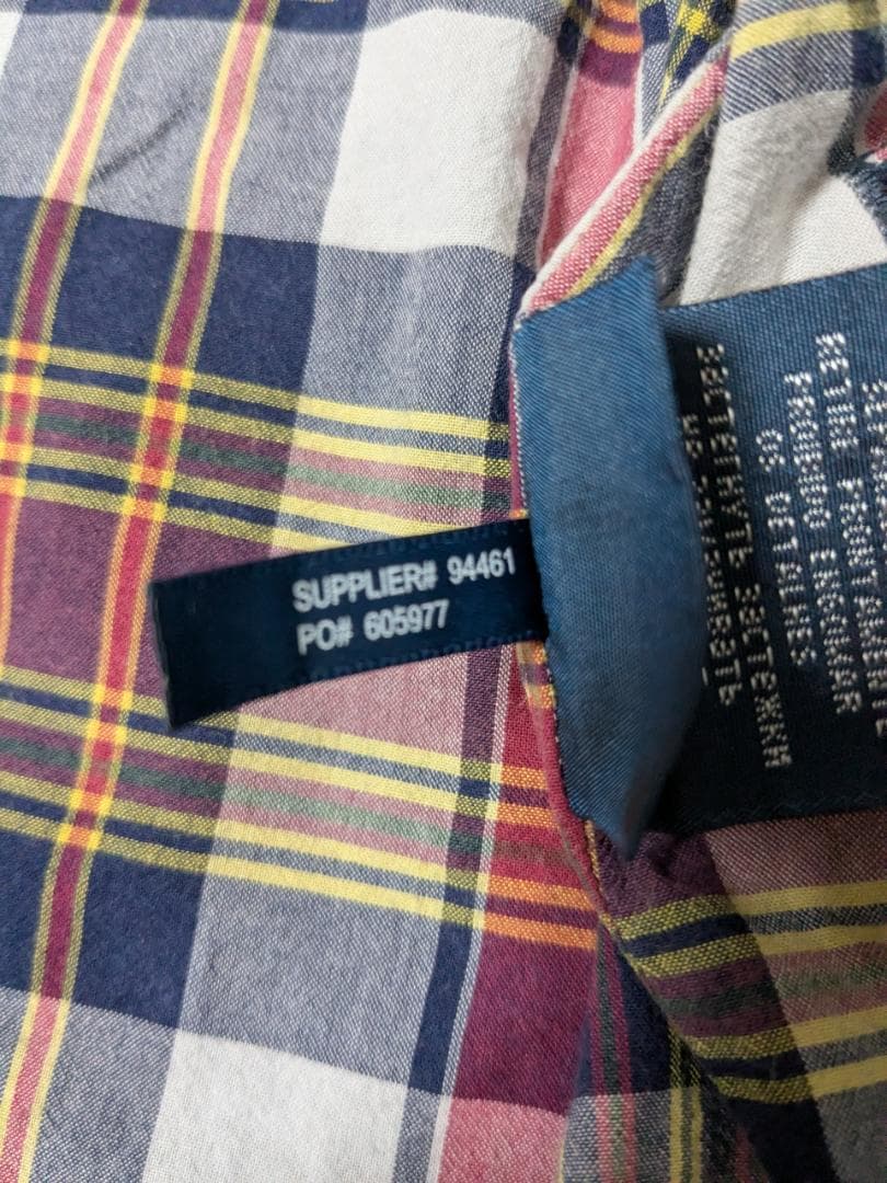 90s ラルフローレン スイングトップ TALONジップ L 紺 チェック