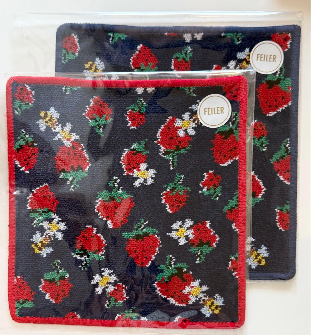 フェイラー　ミュベールコラボ　タオルハンカチ2枚セット