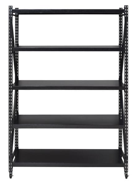 大型 イス収納可 棚調整可能 ラック リビング収納 収納棚 ブラック