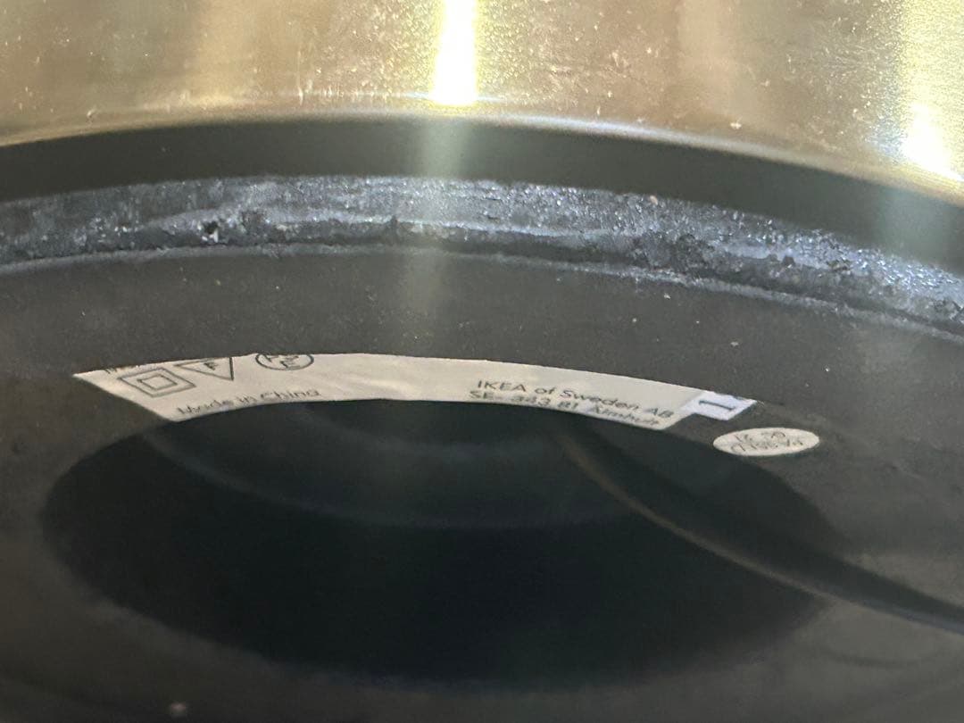 スタンドライト フロアライト イケア　BAROMETER間接照明 ゴールド