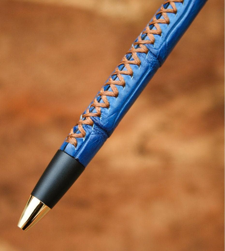 【新品未開封】シックザール 夏限定 ボールペン クロコダイル (薄藍)