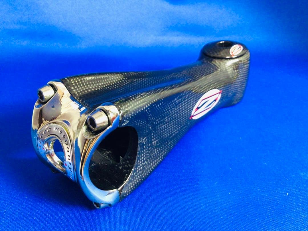 デッドストック ZIPP 145 カーボン製 ステム 130mm ヘッドカバー付