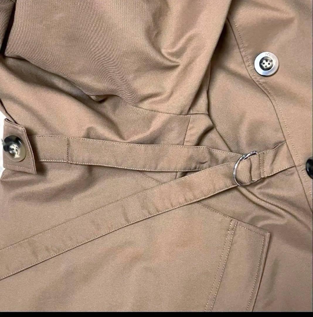 美品✨近年 UN3D. 袖コクーンダブルブレスト トレンチコート アンスリード