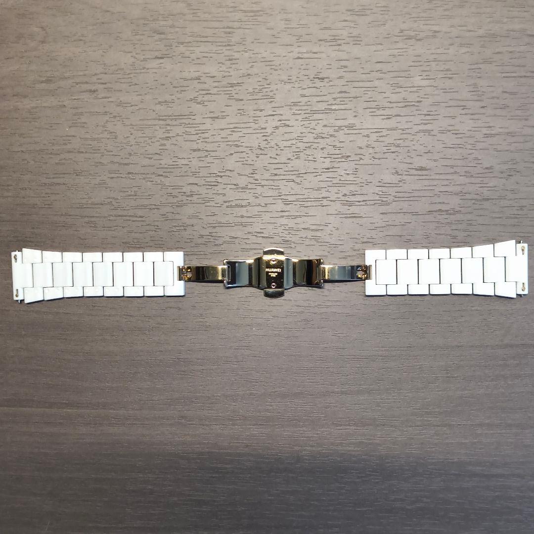 HUAWEI WATCH GT3Pro エレガントモデル ホワイト×ゴールド